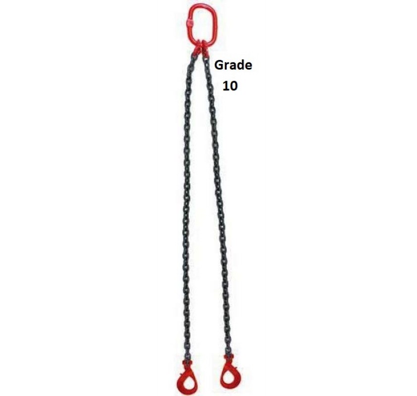 Double Leg Chain Sling grade 10 Lifting Gear Direct Chain Slings